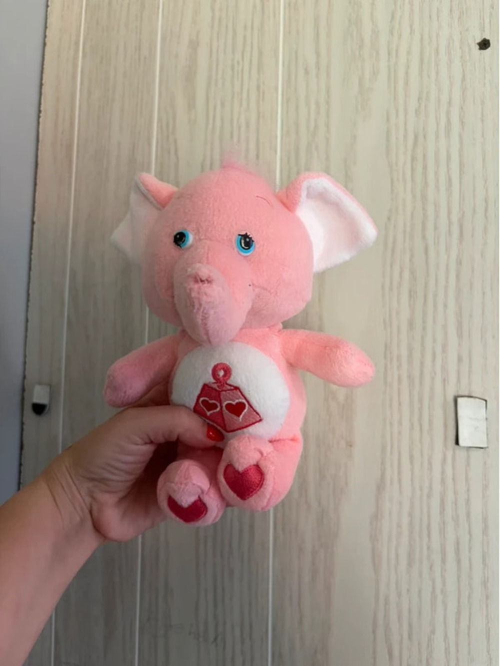Care Bears Cousin Lots of Love Elephant Plush Stuffed Animal Mini Small 6" 2002